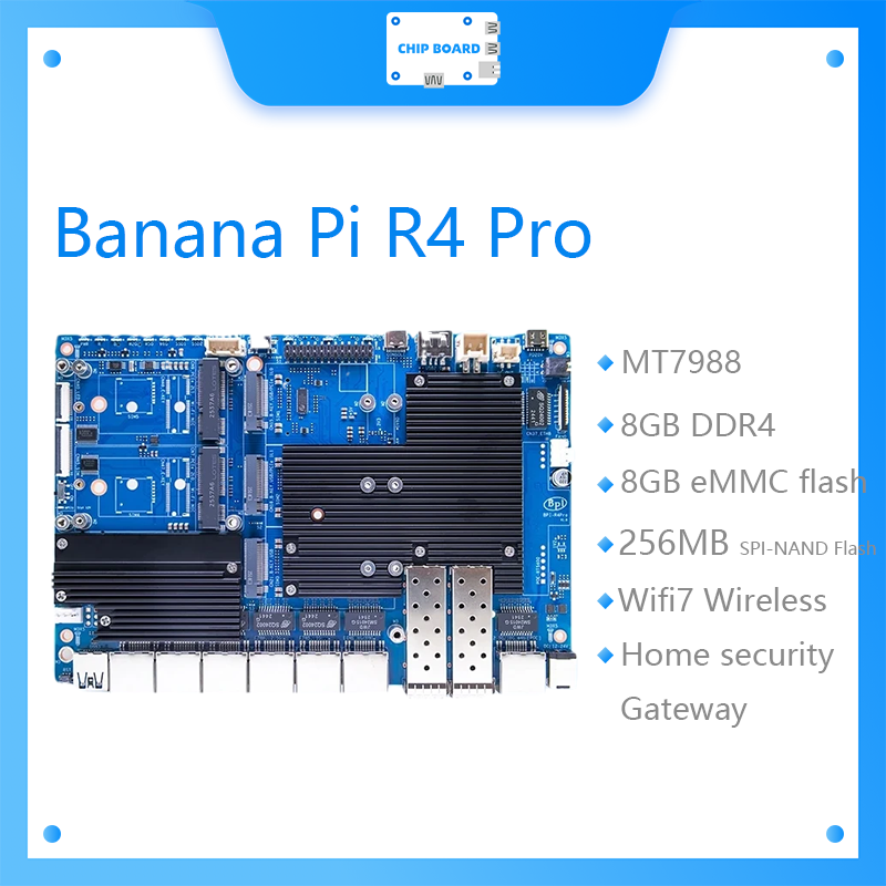 Bananapi Bpi R4 Wifi 7 - Płytka Banana Pi BPI-R4 Pro oferuje