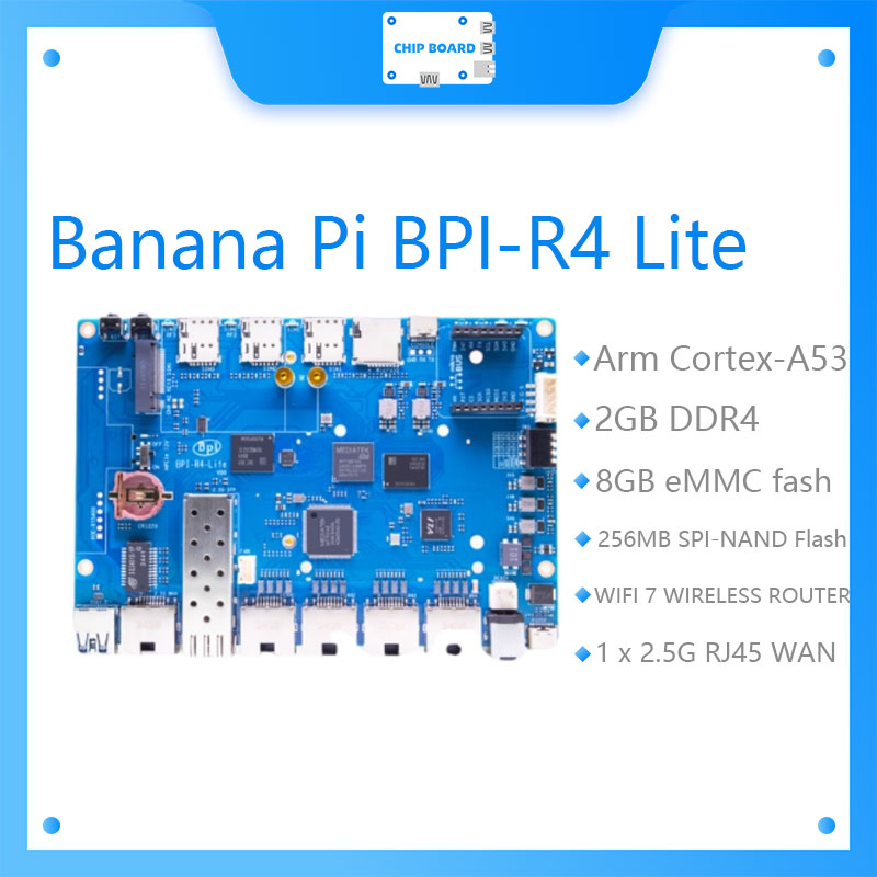 Bananapi Bpi R4 Wifi 7 - Banana Pi BPI-R4 Lite wyposażony jest