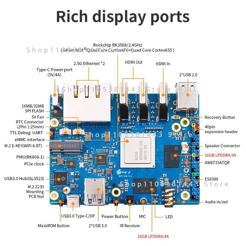 Orange Pi 5 Plus 32GB RAM Komp – Orange Pi 5 Plus 32Gb recenzja i cena